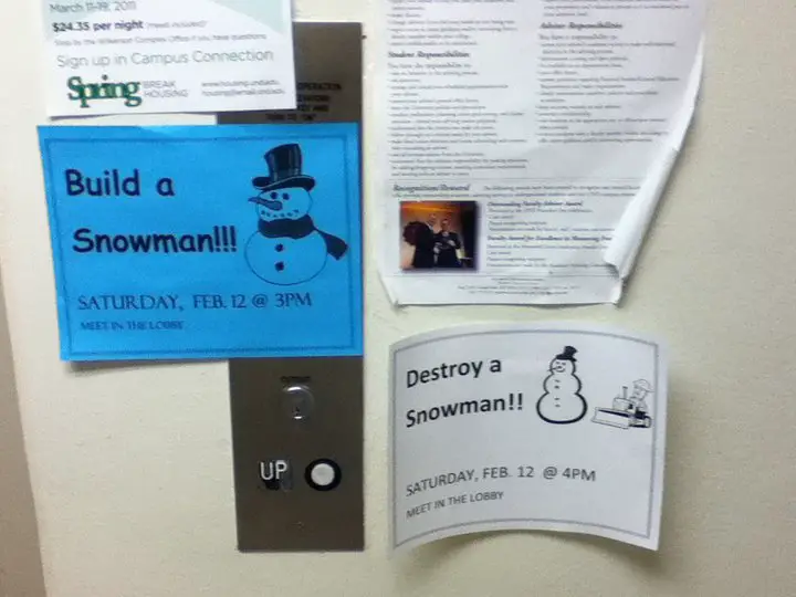 destroy-snowman